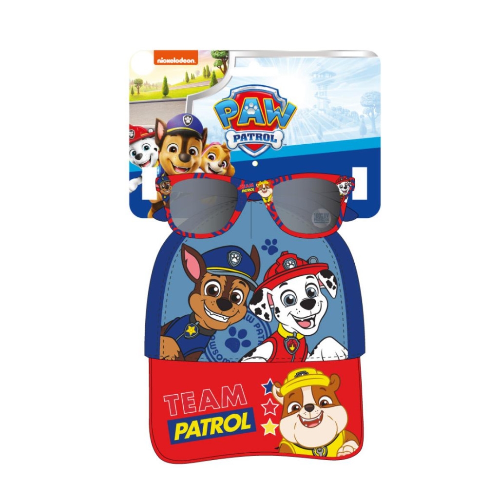 Paw Patrol solglasögon och keps för barn