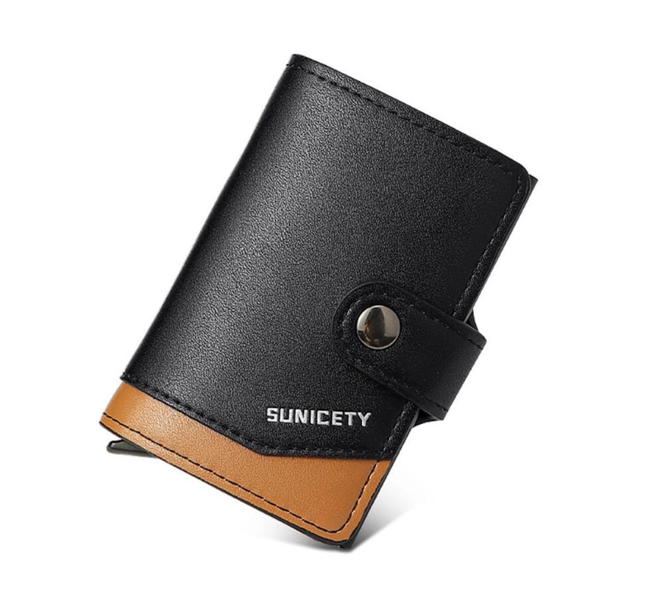 SUNICETY RFID-sikker lommebok i PU-skinn (4 av 8)