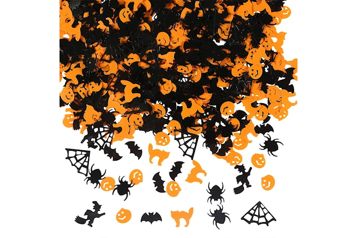 Halloween - konfetti med fina halloween detaljer