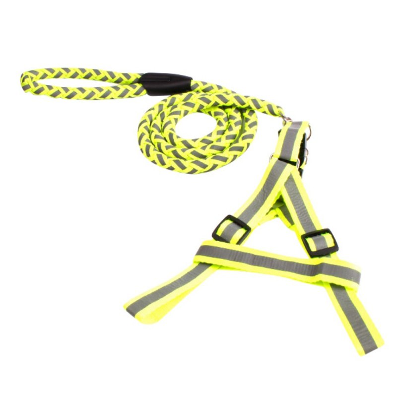 Product Image for Flettet sterk nylonbånd med reflektor, tre forskjellige størrelser, grønn