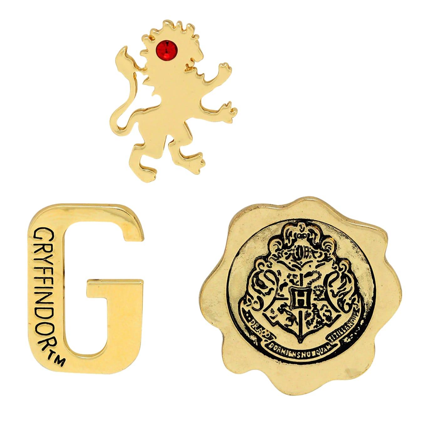 Product Image for Harry Potter, 3x Pins - Gryffindor