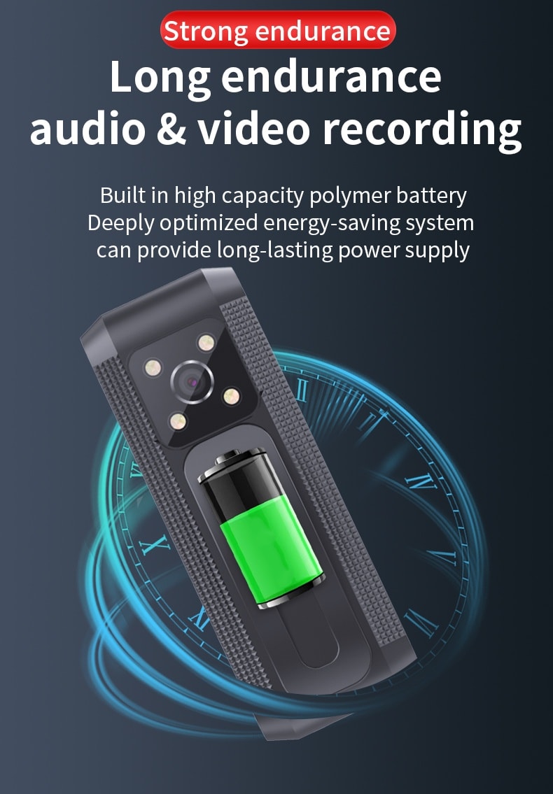 Body Cam Penna med Ljud & Bildinspelning - 32GB Kort Inkl (10 av 21)