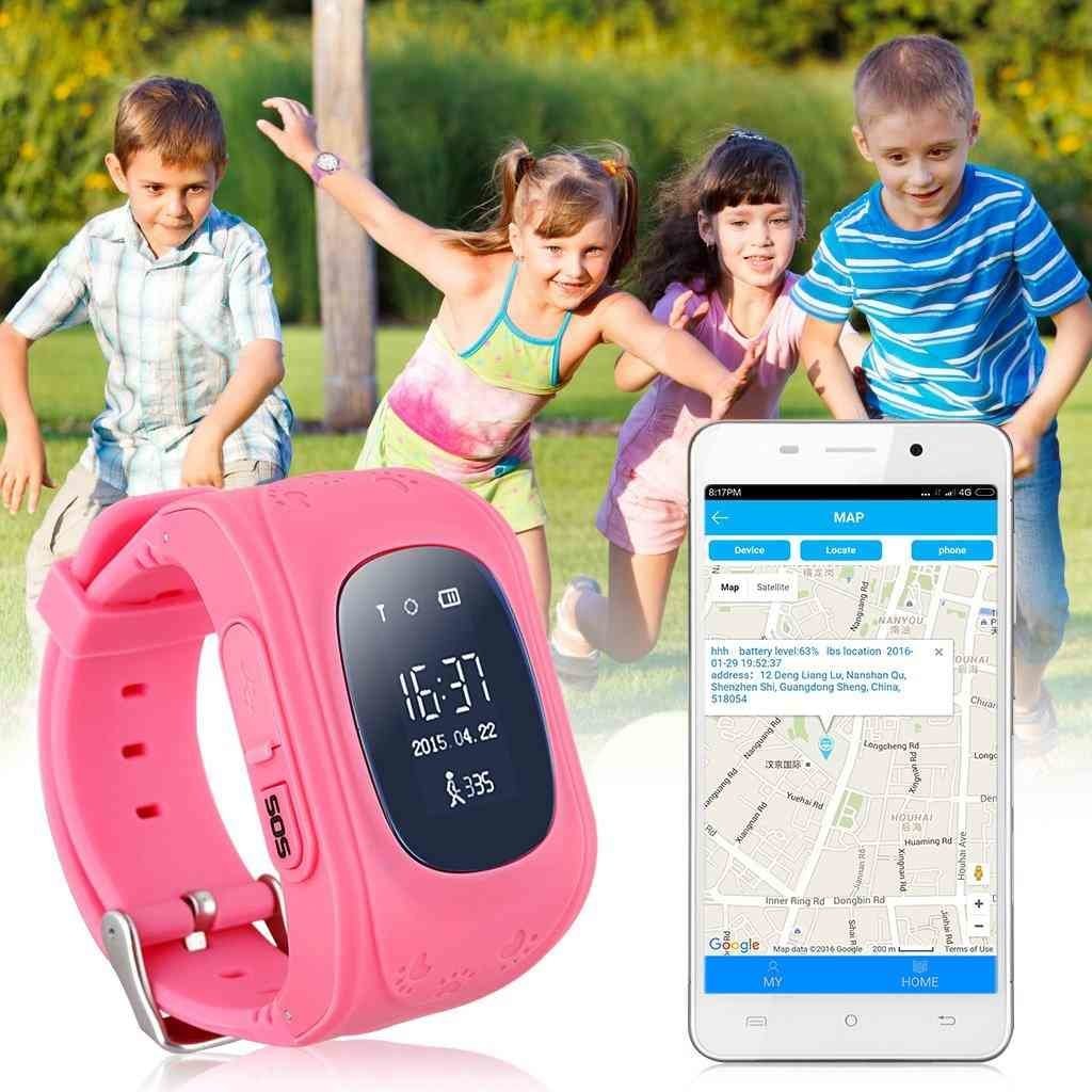 GPS Smart klokke for barn - Svart (3 av 11)