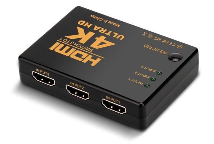 HDMI Switch 3+1 - 4K - Fjernkontroll (4 av 8)