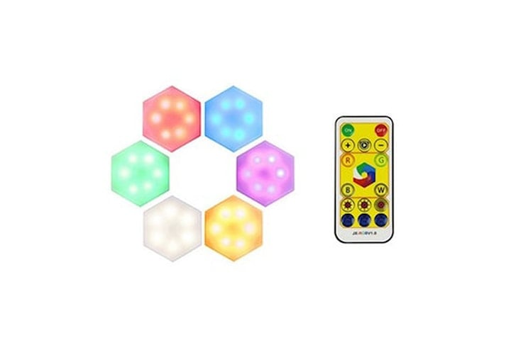 LED-vägglampa hexagon 2, 4 eller 6 lampor