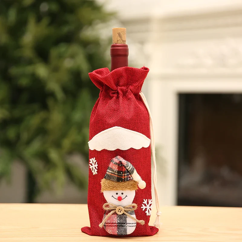 Presentpåse till flaska med juldekor (3 av 7)