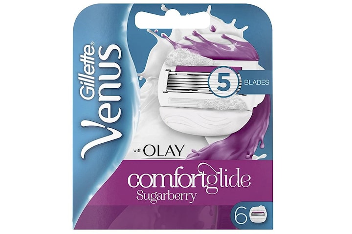 Gillette Venus with OLAY Comfortglide Sugarberry  Blades 6-pack