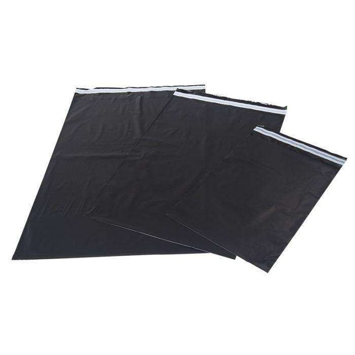 Product Image for 10st Svarta e-handelspåse/postorderpåse - 25 x 35 cm