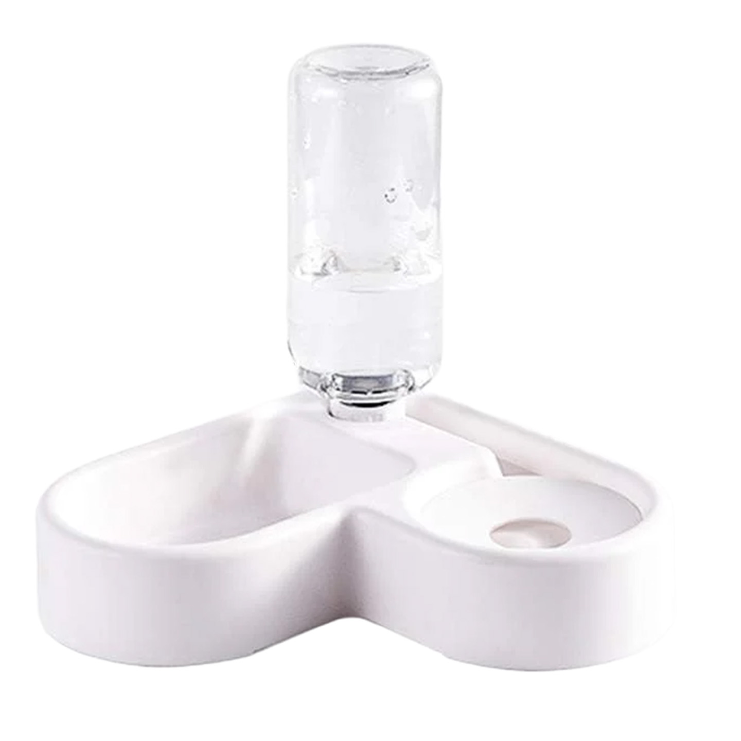 2-i-1 vatten- och matskål för hund & katt