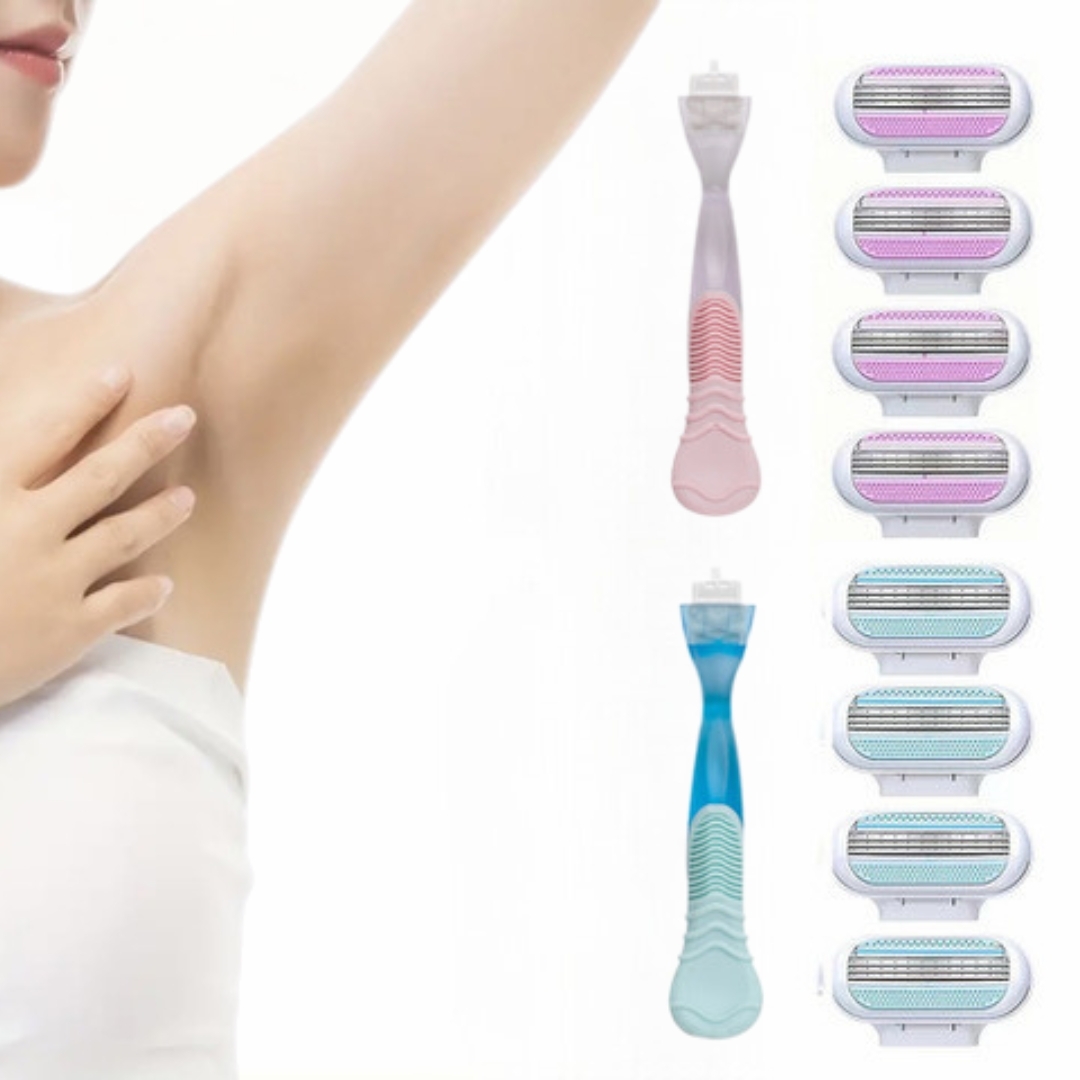 Product Image for Rakset för Kvinnor - Handtag och 4 Rakblad, Kompatibel med Gillette Venus