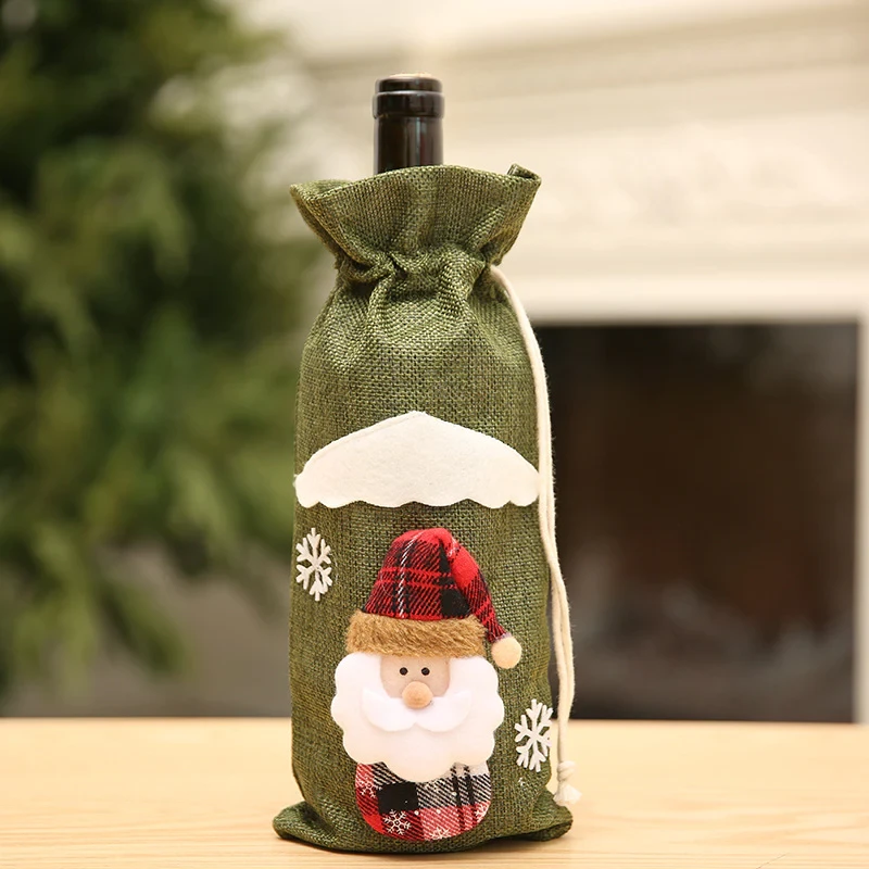 Presentpåse till flaska med juldekor (4 av 7)