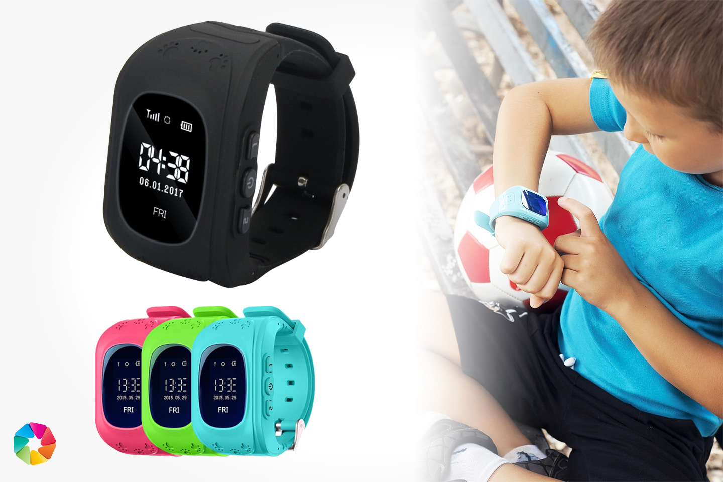 Smartwatch För Barn Med Inbyggd Gps