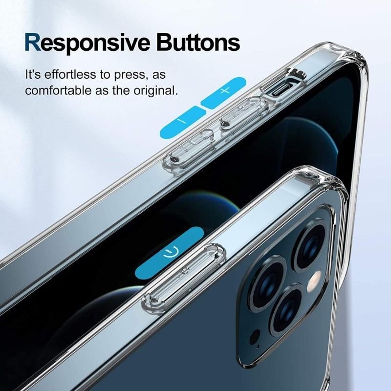 iPhone 12 Pro Max Transparent Stötdämpande Skal MagSafe-Kompatibelt (5 av 6)