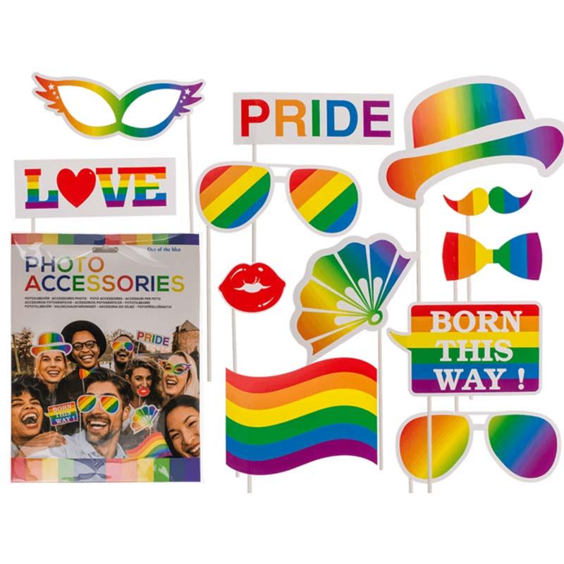 Product Image for Set med Dekorationer, LGBTQ - 12 delar