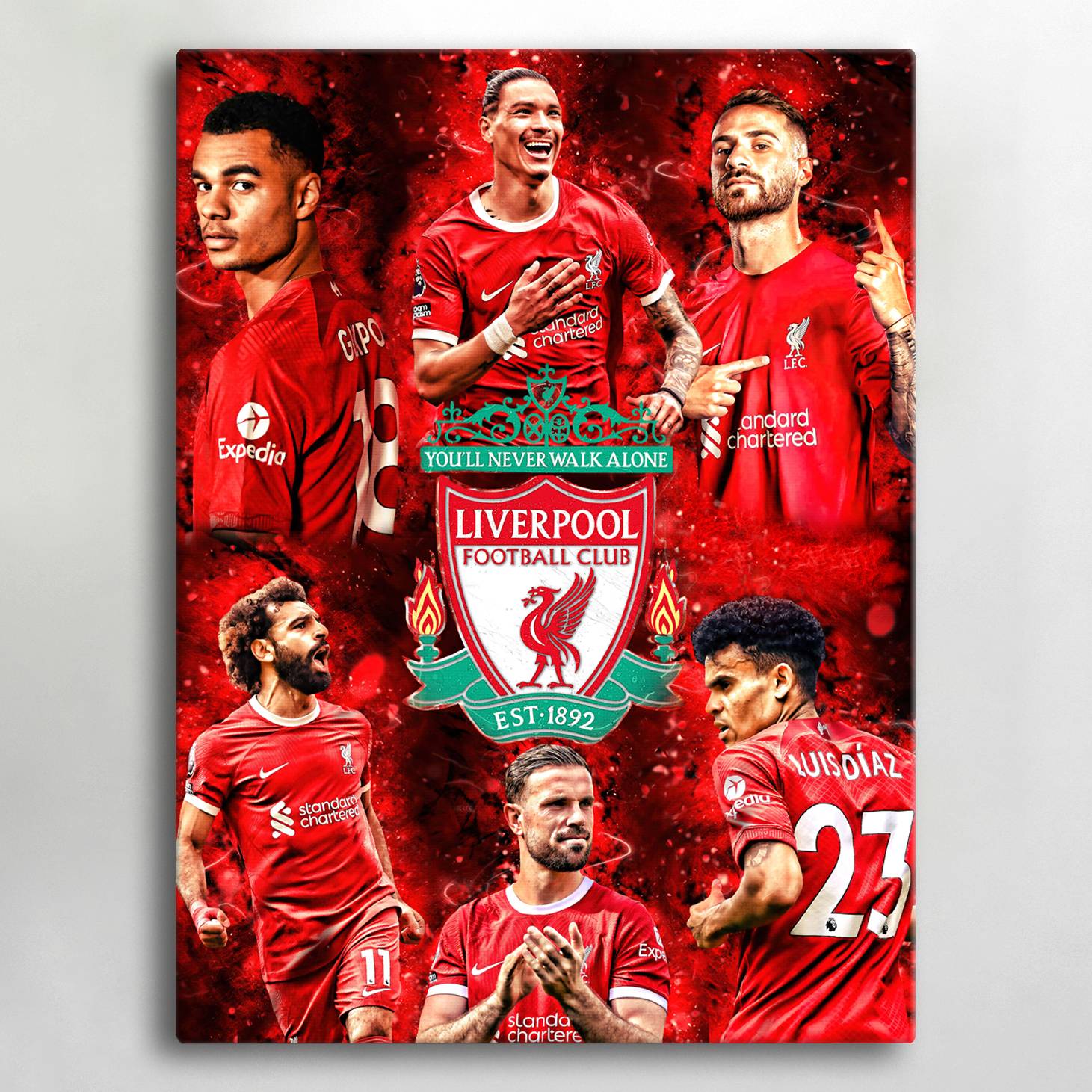 Canvastavle Liverpool 40x30 cm