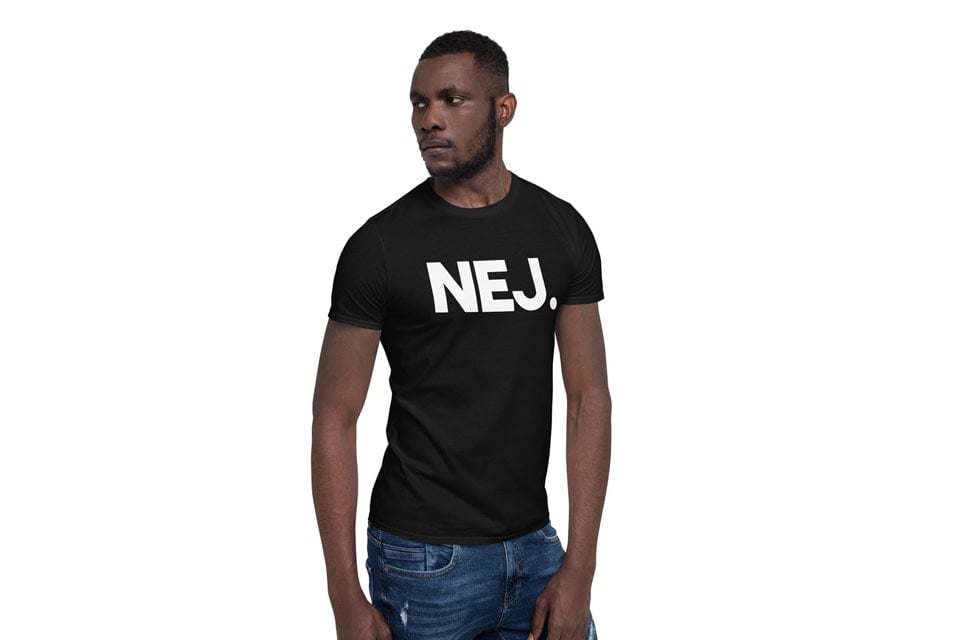 T-shirt Unisex "Nej" (1 av 4)