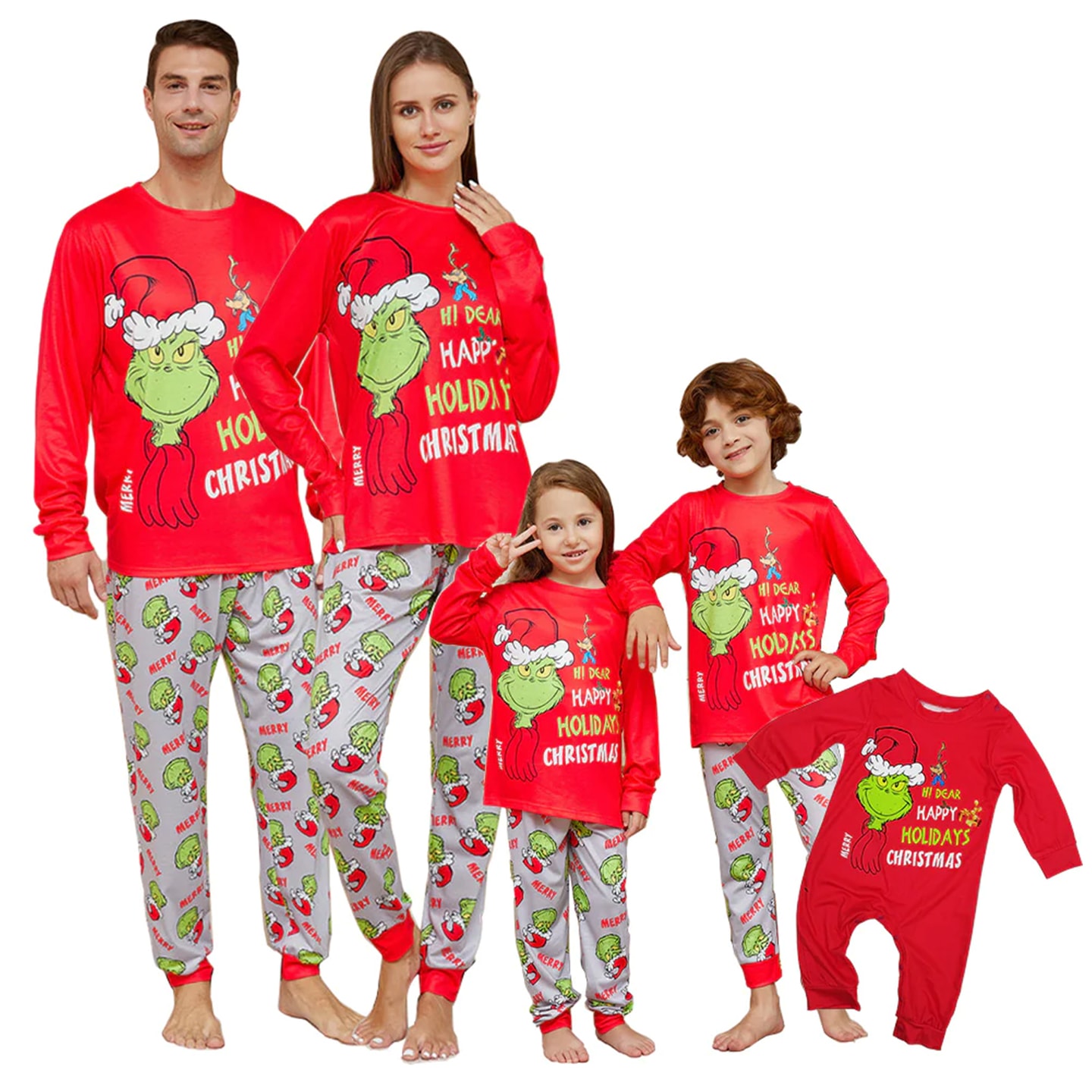 Matchende pysjamassett for familien (1 av 13)