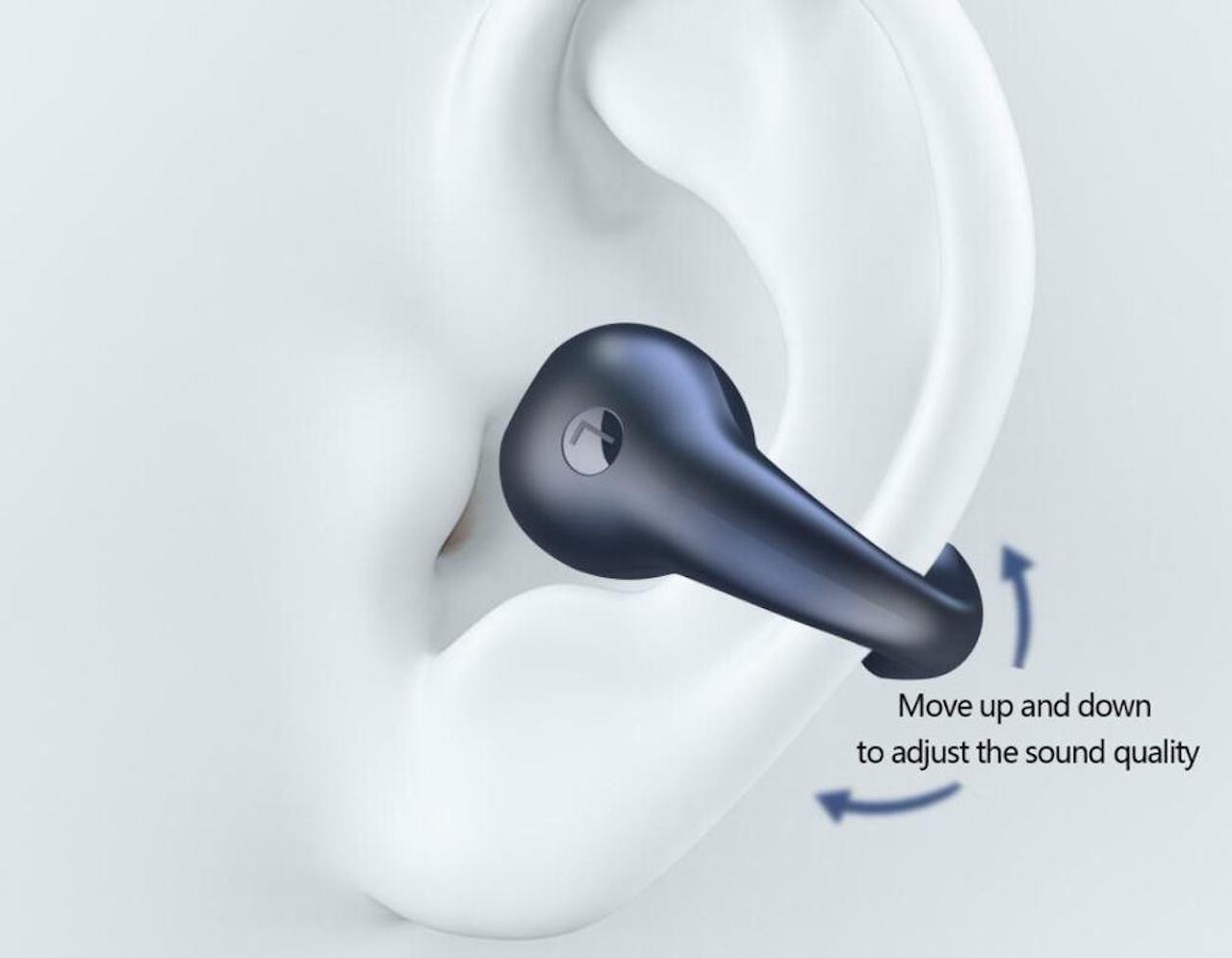 Clip on Bluetooth hörlurar med avancerad ljudteknik (6 av 10) (7 av 10)