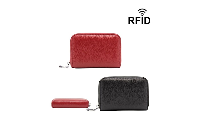 RFID Lær Lommebok - Beskyttelse & Stil i Kompakt Format