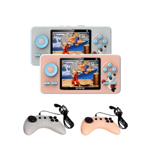 Handhållen spelkonsol med 500 retrospel - för 1-2 spelare