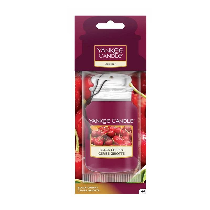 Product Image for Yankee Candle Car Jar Air Freshener Black Cherry