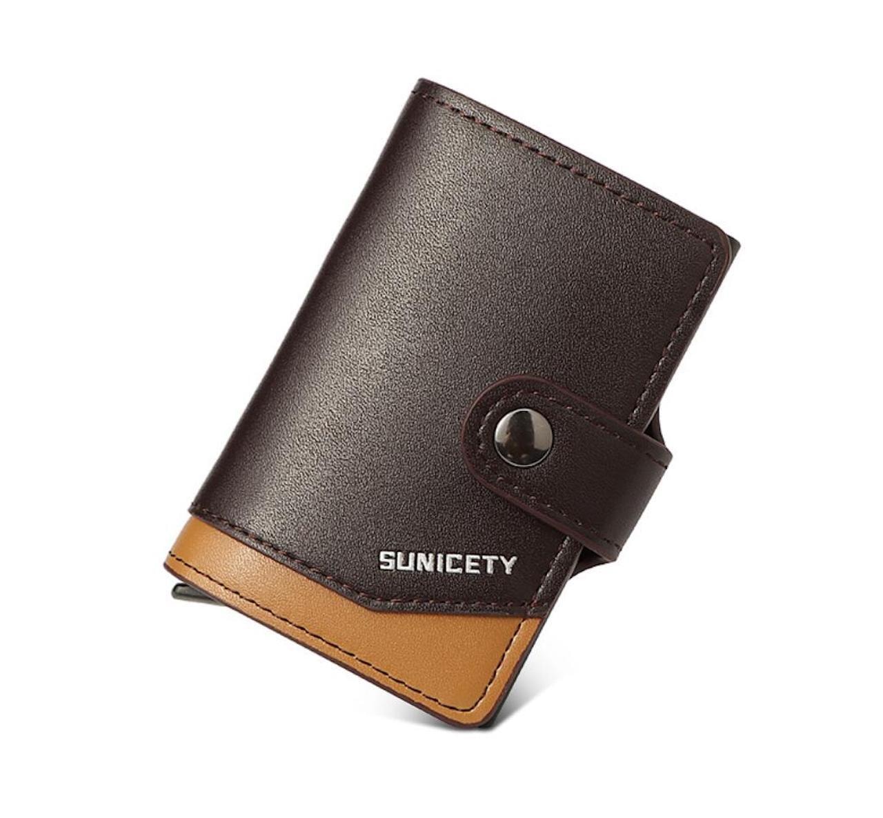 SUNICETY RFID-sikker lommebok i PU-skinn (6 av 8)