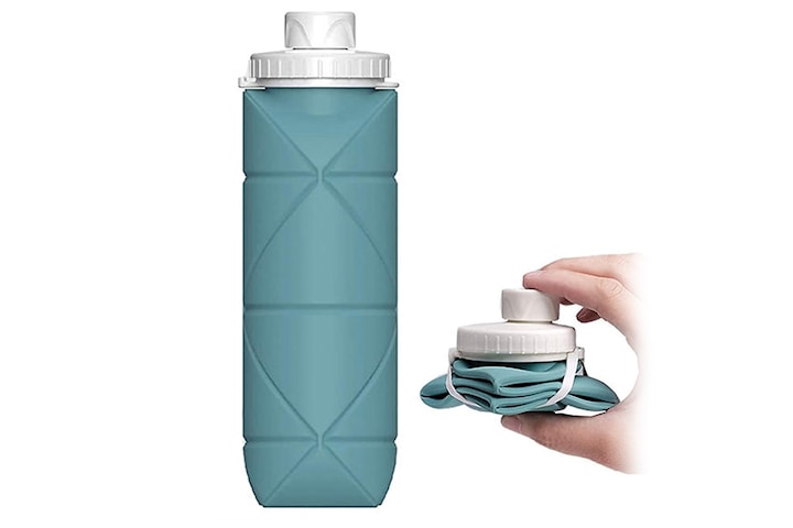 Sammenleggbar vannflaske i silikon 600ml