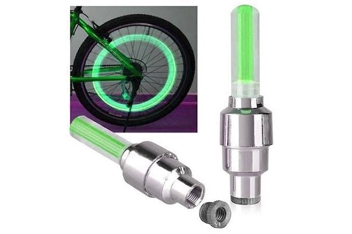2-Pack Lysande Cykel-/Moped-/Hjul- ventil 