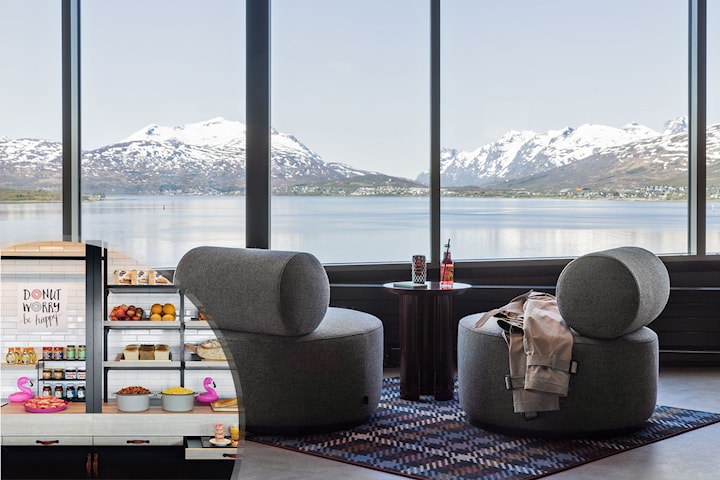 Overnatting for to personer hos Moxy Hotel Tromsø, inkl. frokost