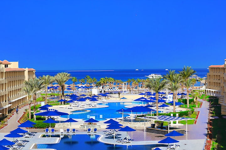 All inclusive: Hurghada Egypten 1 vecka på Amwaj Beach Club Abu Soma