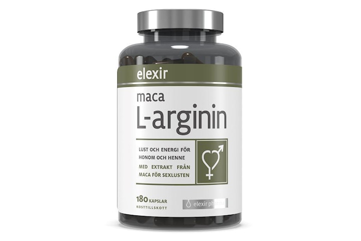 Maca L-arginin 180 kapslar Elexir Pharma