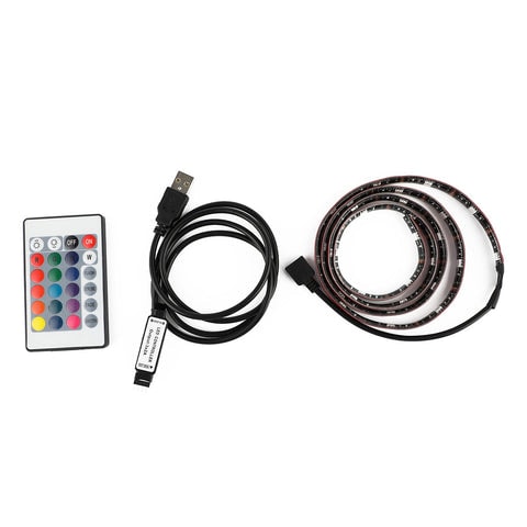 Fargeskiftende lysstripe med USB (11 av 13)