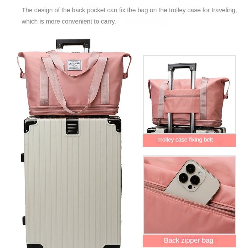 Hopfällbar och justerbar resväska med avtagbara hjul (5 av 16)