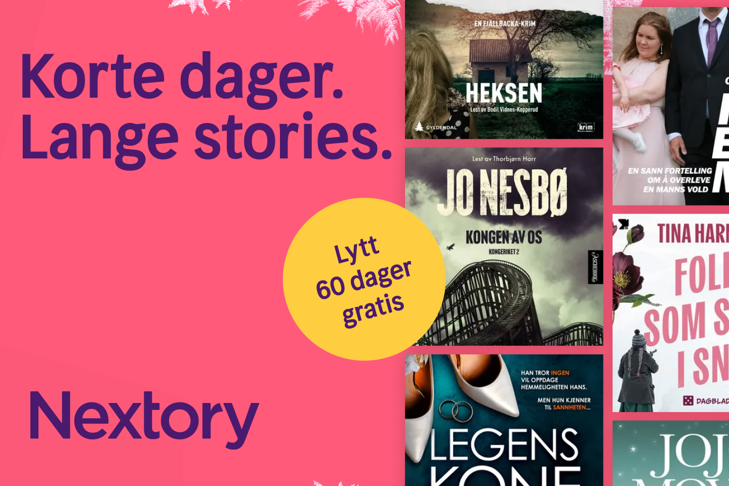 Les og lytt gratis i 60 dager!