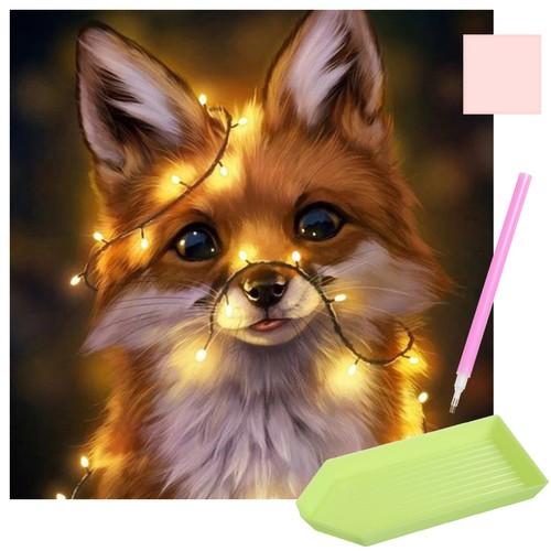 Product Image for Diamond Painting / Diamantmålning - 30x30cm - Räv