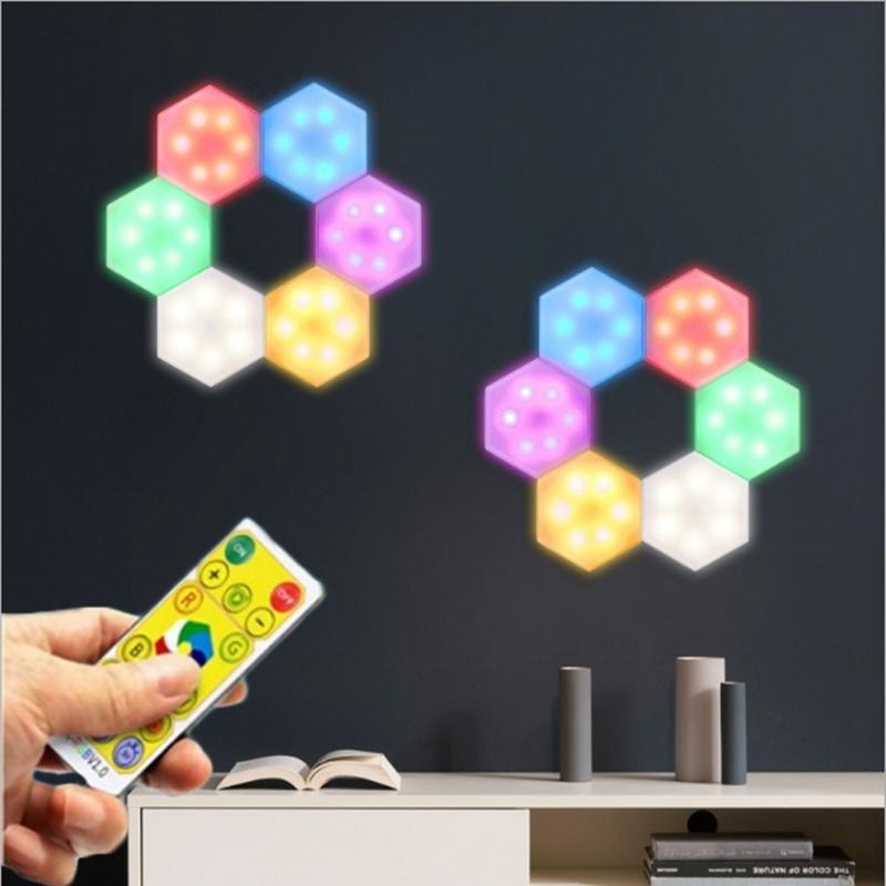 LED-vegglampe sekskant 2, 4 eller 6 lamper (7 av 13)