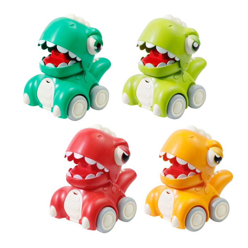 Dinosaurie Lekbil - Tryck & Kör bil