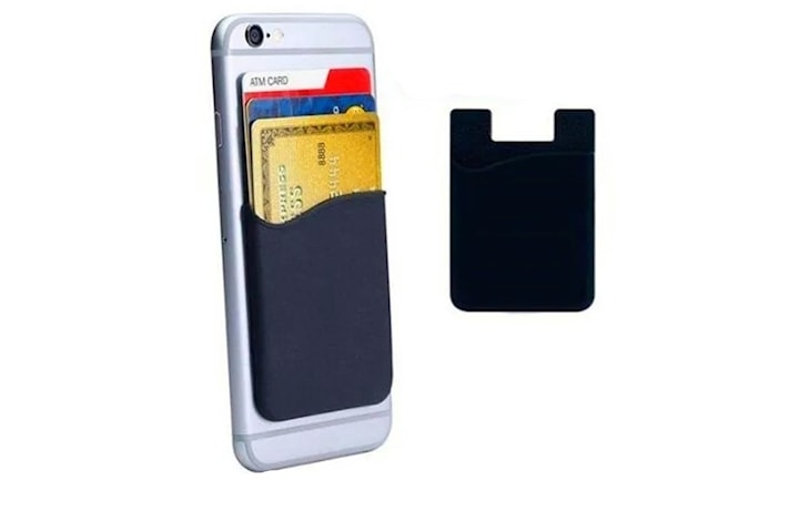 Universal kortficka/korthållare för mobiltelefoner 2 Pack