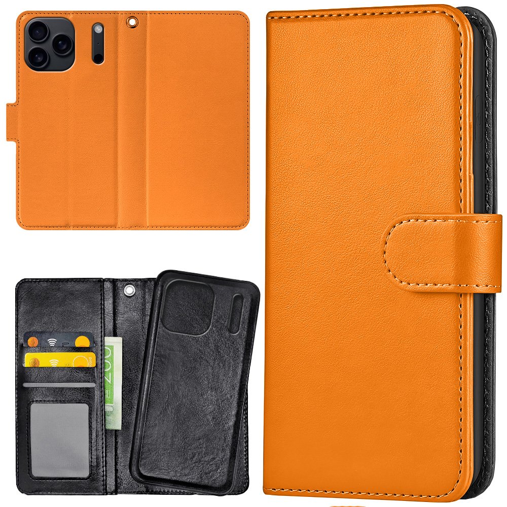 Plånboksfodral Orange för iPhone 17 Pro