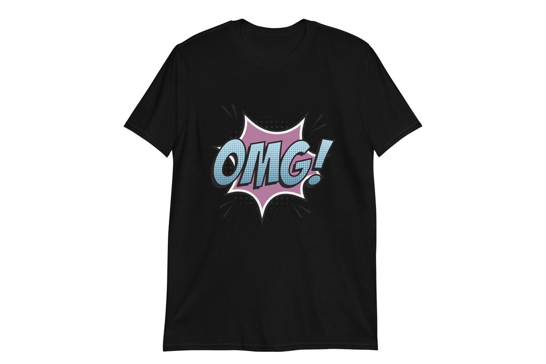 T-shirt Unisex "Omg" (2 av 4)