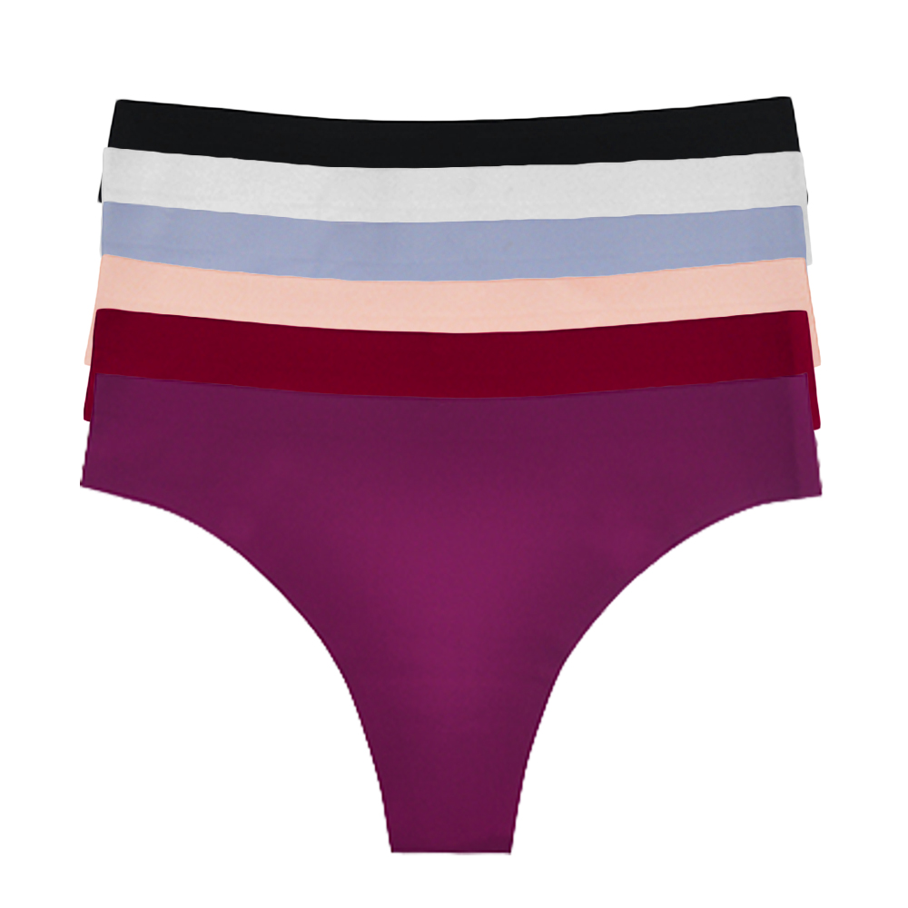 Trosor 6-pack dam blandade färger nylon/spandex