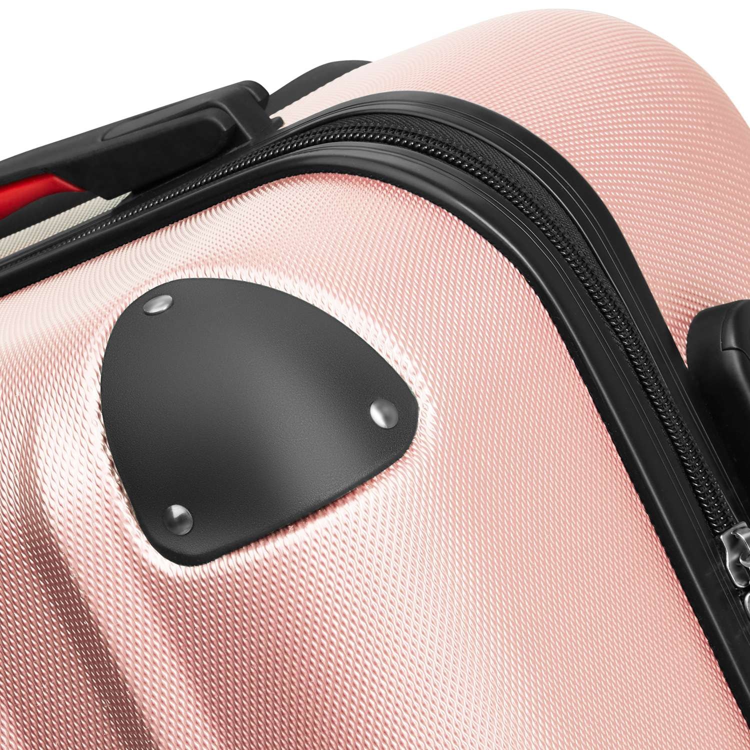 Resväskeset Cleo, 4 resväskor med bagagevåg och taggar - roséguld (8 av 12)