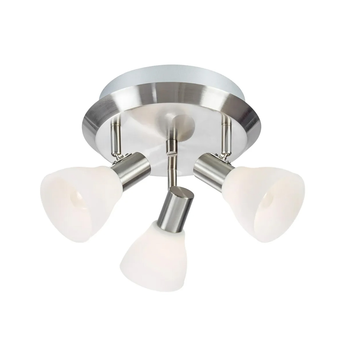 Markslöjd Vero taklampa med spotlight 3L stål