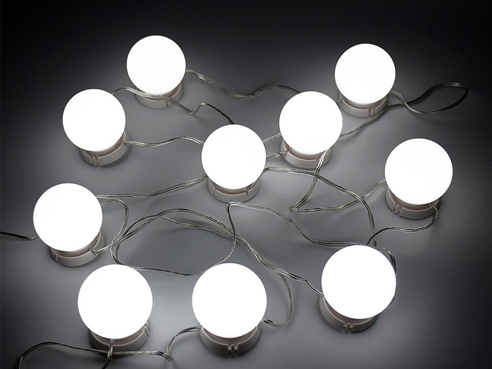  Sminkbordsljus med 10 LED-lampor (6 av 7)