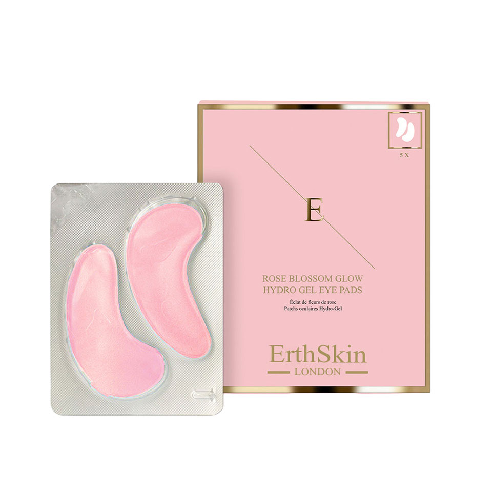 ErthSkin London - Rose Blossom Glow Hydro-Gel Eye Pads 10 par