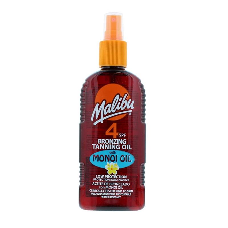 Malibu Bronzing Tanning Oil with Monoi Oil SPF4 200ml