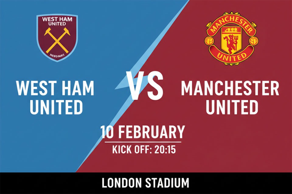 2 nätter i London med boende & matchbiljett till West Ham-Manchester United