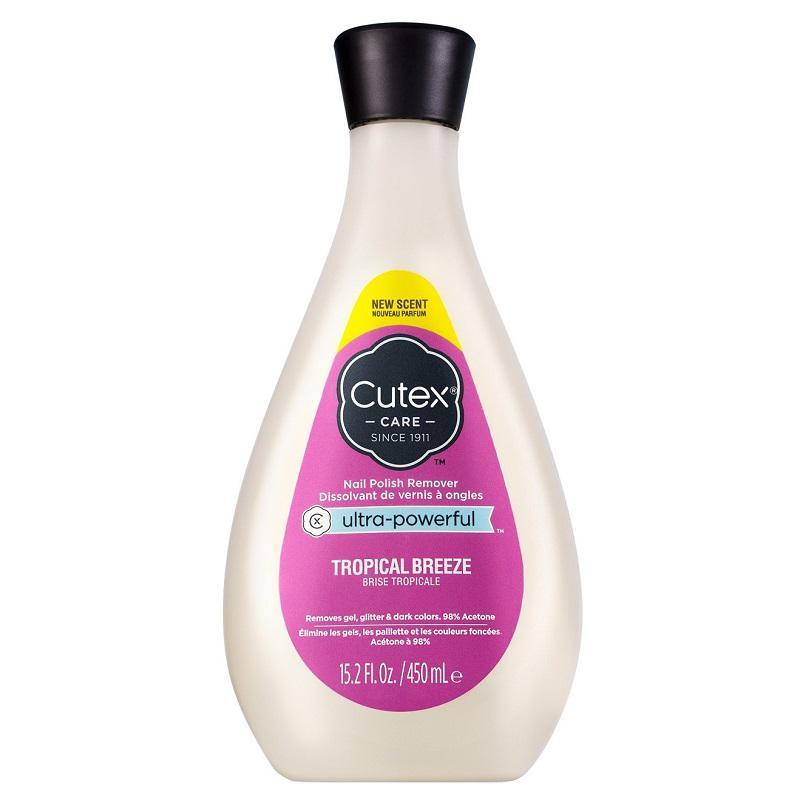 Product Image for Cutex Ultra-Powerful Nail Polish Remover Tropical Breeze 450 ml