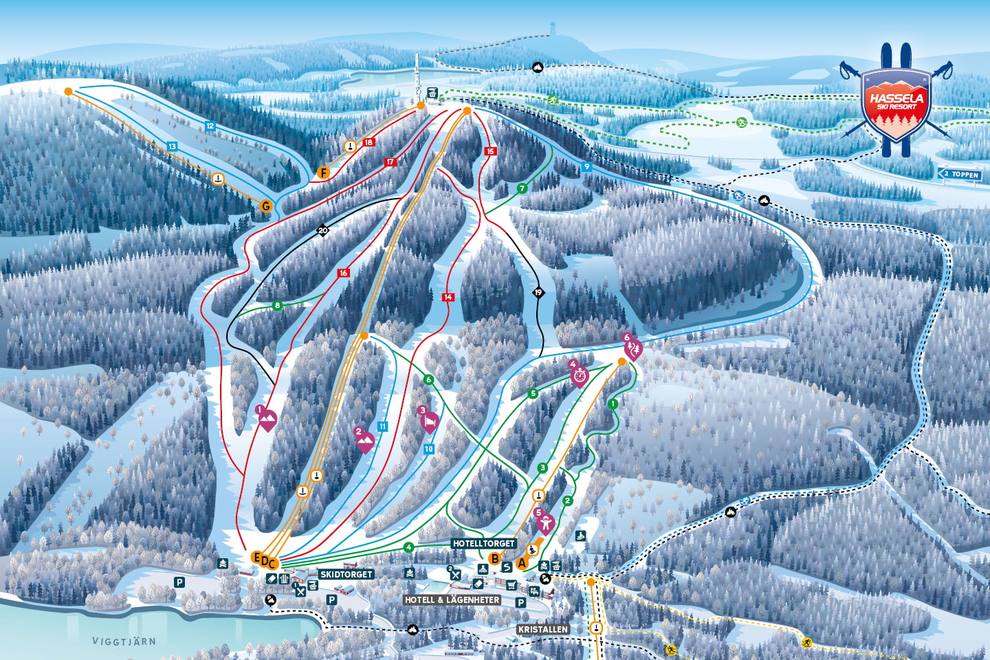 Skidsemester under jul, nyår eller trettonhelgen på Hassela Ski Resort (16 av 33)