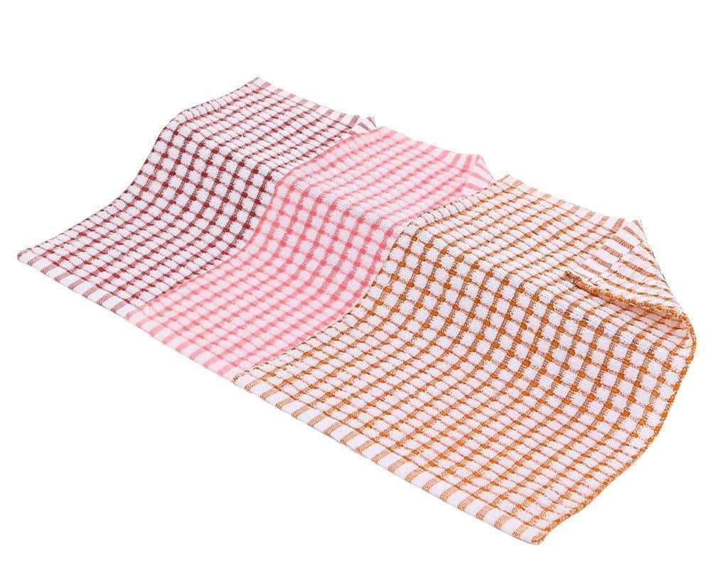Tre kjøkkenhåndklær i tre forskjellige farger (1 av 14)
